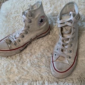 White High Top Converse